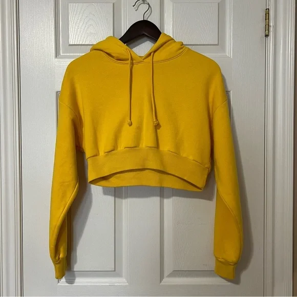 Aritzia TNA Cropped Pullover Hoodie - Sz XXS - Picture 2 of 12